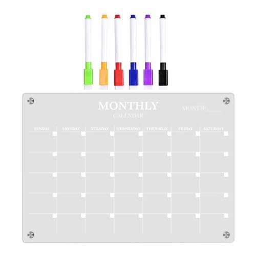 Dry Erase Magnetic Board Fridge Weekly Message Planning Whiteboard