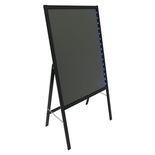 Zarvion LED Message Writing Board Standing A-Frame LED Board 19.7 By 27.5In