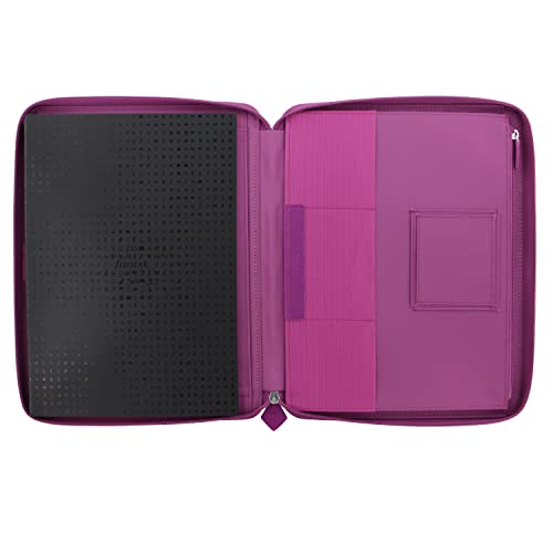 Folio Saffiano A4 Zip Raspberry
