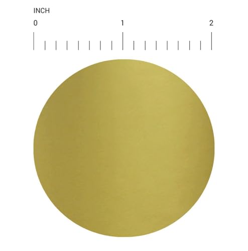 ChromaLabel 2" Gold, Silver & Bronze Round Stickers, 500/Roll Each Color