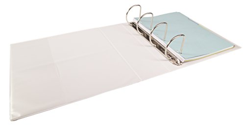 Elba A4 65mm 4 D-Ring Binder, White (Single)