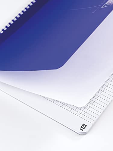 Oxford My Colours Set of 5 Spiral Bound Polypropylene Notebooks A5 Petits Carreaux Assorted Colours