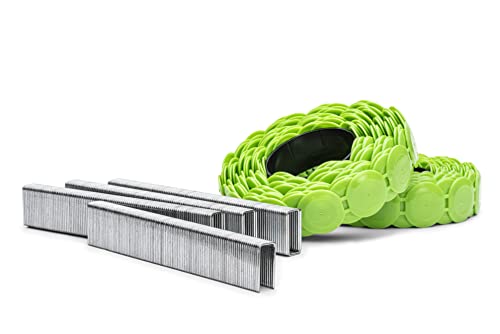 Cap Staples, 7/8" StaplePac, 1" Caps, 7/16" Crown Staples 18ga (2000 ct) for use with CS150B Pneumatic Cap Stapler, STINGER 0136044