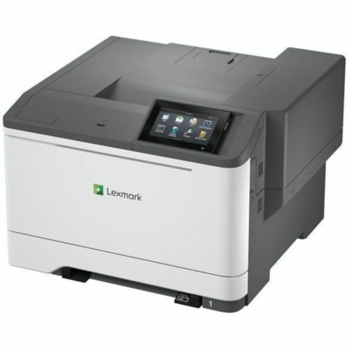 Lexmark CS632dwe Color Laser Printer with Wireless,Ethernet, 170-Sheet Output Bin, Single Sheet Multipurpose Feeder, Card Stock Supported, 4.3-inch Color Touch Screen and 250-Sheet Tray(50M0060)