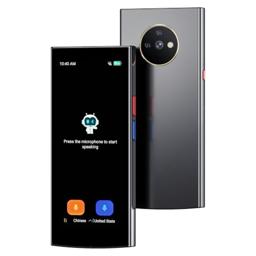 Language Translator Device No Wifi Needed, High-end Upgraded Ai Translator, Offline Real-Time Voice Spainish Translation, Support 150 Languages, Recording&Photo Premium Translation Device for Business