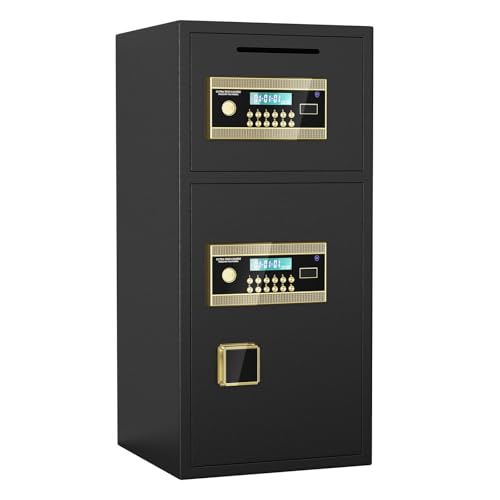 Large Digital Security Safe Box 6.5 Cu Ft Double Door with Hidden Code