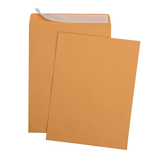 Aimoh 9x12 Self-Seal Brown Mailing Envelopes, Manilla Envelopes, 28lb 500ct
