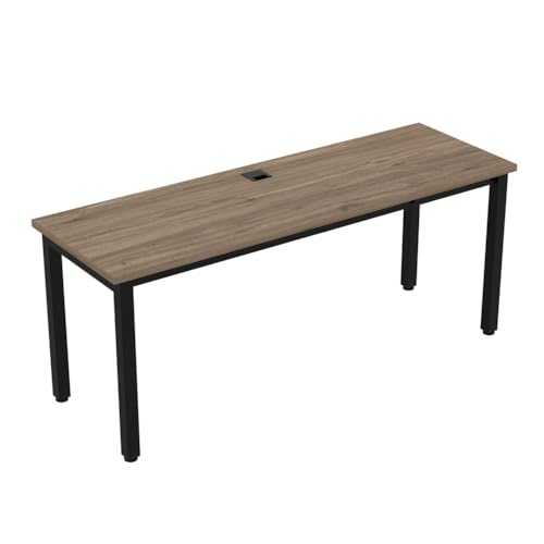 NBF Credenza Desk for Executive Office, 72" W x 24" D, Driftwood Gray