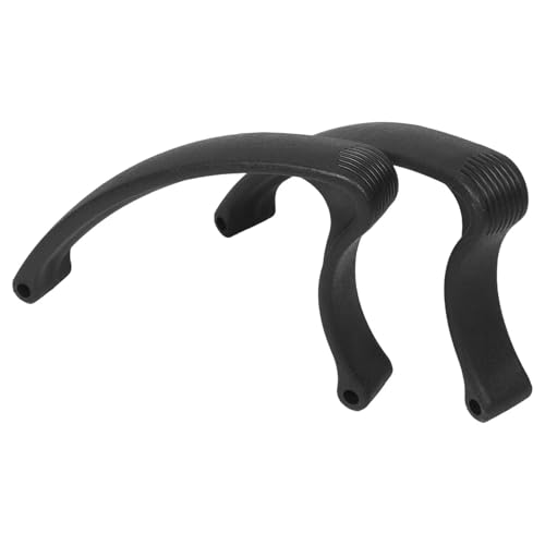 1 Pair Universal Plastic Office Chair Armrest Replacements, Ergonomic Support for Desk, Computer & Gaming Chairs