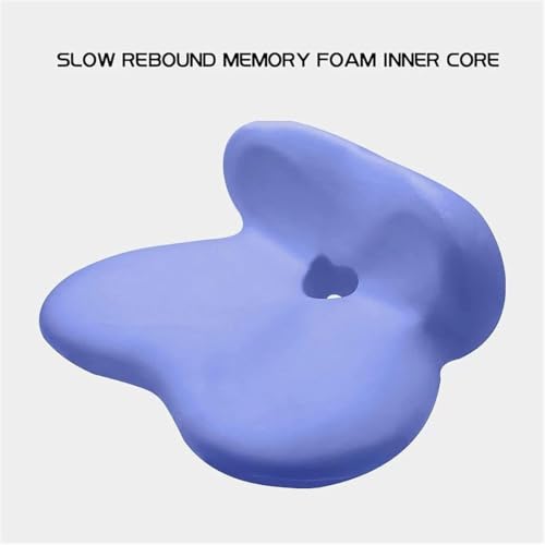 EZLQGBWKPDT Office chair seat cushion, comfortable memory foam pillow, relief for back pain and sciatica, tailbone support pad, suitable for use in car seats