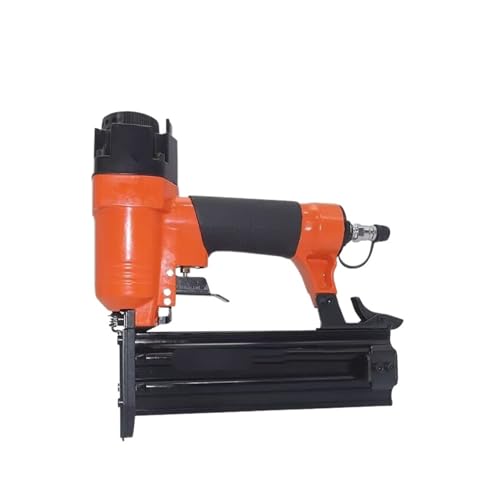 LPXDS Pneumatic staple gun,Oil-Free Pneumatic Staple Gun F50 Pneumatic Nail Gun Straight Stapler Gun Framing Nail Gun Air Furniture Nailer