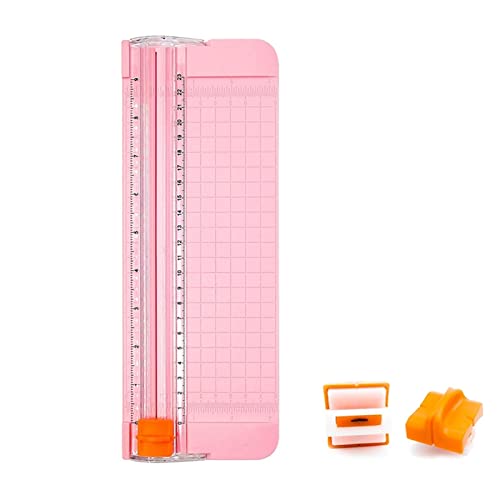 GFAZXDS Paper Cutter Paper Cutter Paper Cutter Paper Trimmer Photo Blades with Safeguard and Side Ruler for Office Home Stationery Paper Trimmer Suitable for Home, Office and School