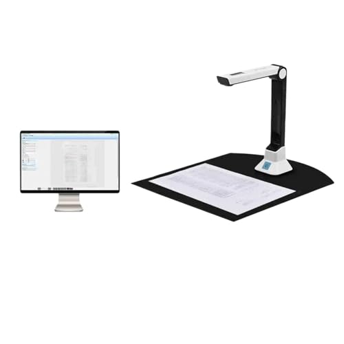 Portable 10MP High Definition Scanner Capture Size A4 Document Camera for Card Passport File Documents