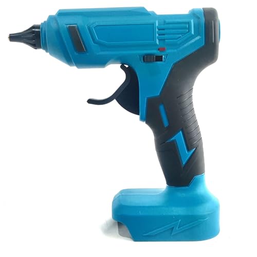 Hot Glue Gun, Electric Hot Melt Glue Gun 3pcs Sticks Portable Rechargeable DIY Repair Tool,Cordless hot Glue Gun(Without-Battery)