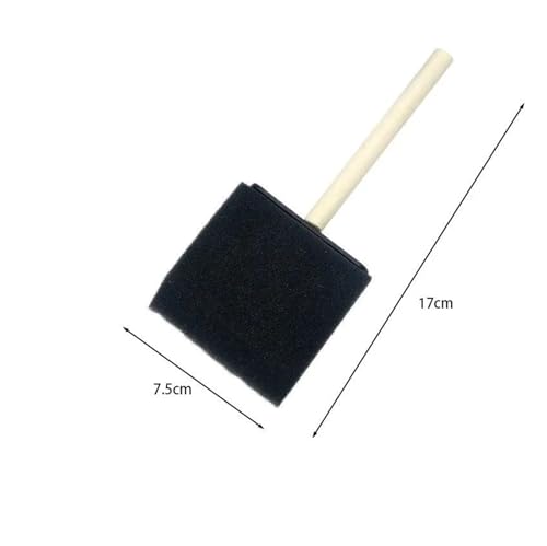 Foam Paint Brushes 40 Pcs Sponge Brushes - Portable Painting Tools Set Perfect for DIY Craft Drawing Supplies & Art Kits