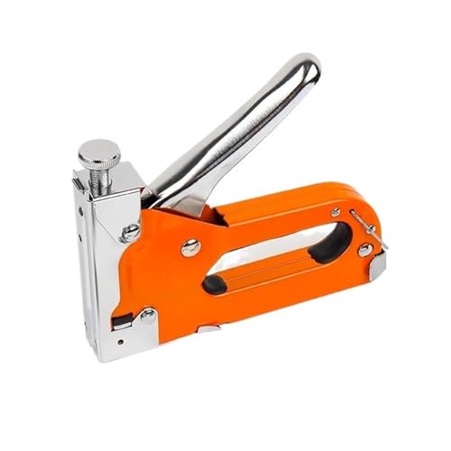 Oil-Free Pneumatic Staple Gun 4 in 1 Staple Gun Kit U-Shaped Nail Gun Heavy Duty Staple Gun with Stapler Remover and 1200pcs Staples Home Upholstery Tools