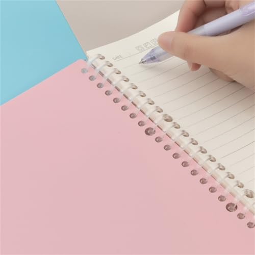ELUKHT 10 Hole Loose Leaf Clamp Color Detachable Horizontal Line Replacement Core Drawing Rod Loose Leaf Book
