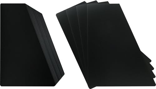 (150) 12" Record Divider Cards - SLOPED Full Cut - Black, Heavy Duty 60mil - 12" x 14 1/4" - #12NS14BK60DI