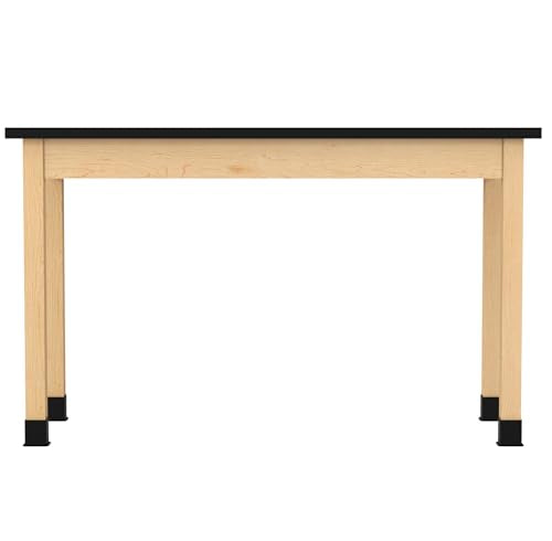 Diversified Spaces PerpetuLab 60x24x36 Science Table,ChemGuard,Lt Hardwood