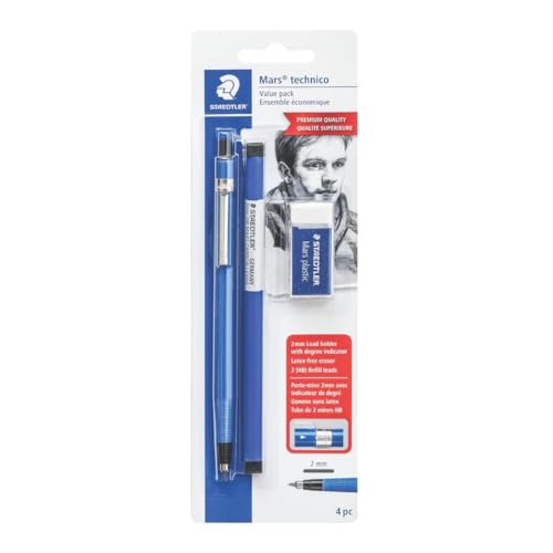 STAEDTLER Mars Technical Mechanical Pencil Set, Blue, 18 Pack