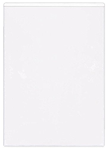 StoreSMART - Clear Plastic Pocket - 7" x 10" - 50-Pack - Open Short Side - PE3047S-50