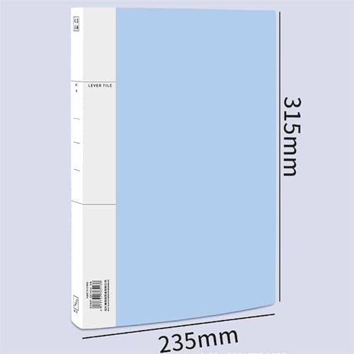 folders 4-Pack Punchless Clamp Binder Folder A4 File Folders