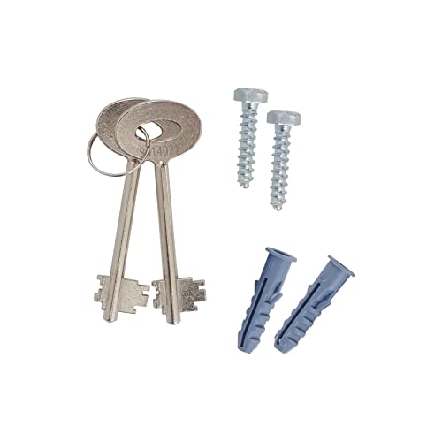 Rottner Jupiter 1 Furniture Safe Double-Bit Lock Anthracite 23 x 17 x 17 cm Includes Mounting Material Felt Insert