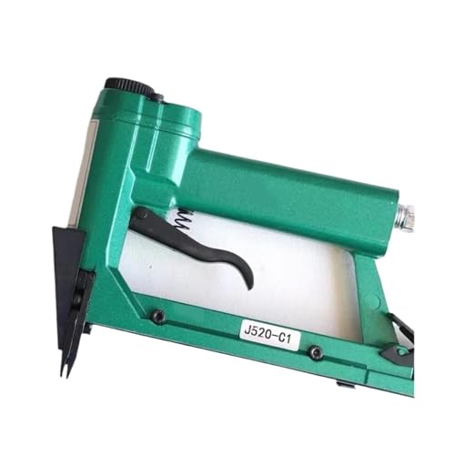 Professional Heavy Duty Stapler Pneumatic Staples Gun Air Stapler for Photo Frame Slice Nails Picture Frame Back Plate Fixing Tool J520-C1