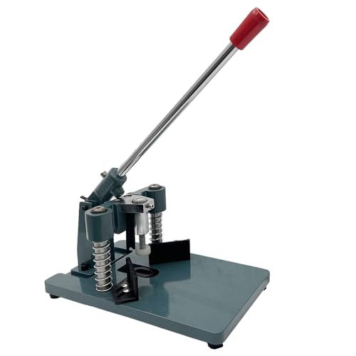 EQCOTWEA Manual Corner Rounder All Metal Heavy Duty Corner Rounder Punch Cutter with R6 R10 Blade Paper Punch Cutter for Cutting Business Cards Photo Booklet Max. 30mm Cutting Thickness