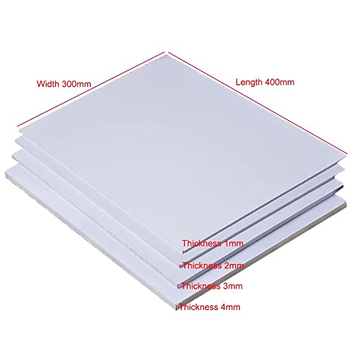 10 Pack White Foam Boards for Crafting, Presentations & School Projects(300x400x5mm)