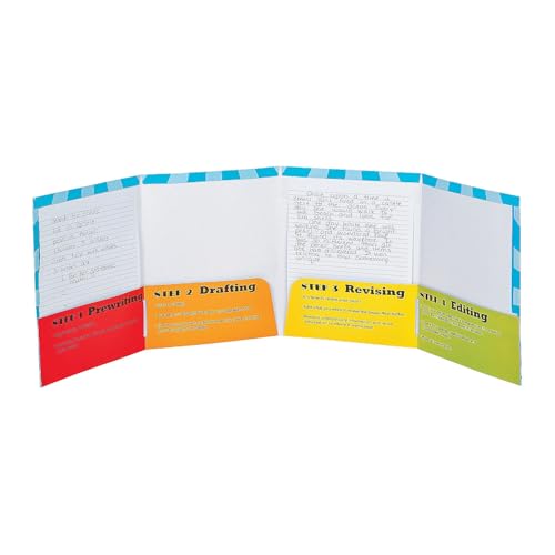 Fun Express Writing Process Pocket Folders - Bulk 48 Pc