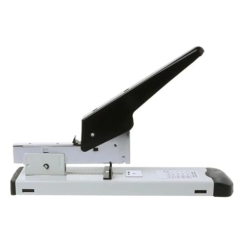 PYRVILAX Heavy Duty Metal Adjustable Stapler Paper Bookbinding 100 Sheet Capacity School Office Supplies