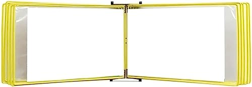 UMJIGF Desktop Document Holder Reference Catalog Rack A4, Wall Mounted Display File Holder,Yellow