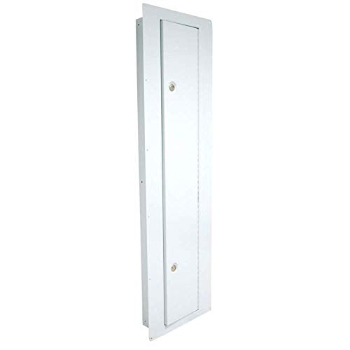 First Watch - Homak Between the Studs High Security Steel Tall Wall Safe, White, WS00018002