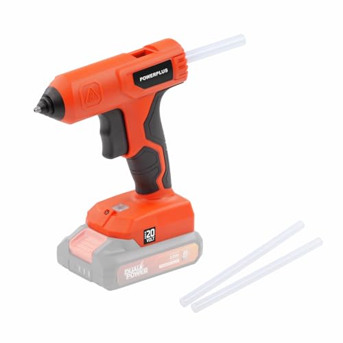 Powerplus Hot Glue Gun POWDP7052 - Hot Glue Gun 20 V - Excl. Battery and Charger - 3 Acc.