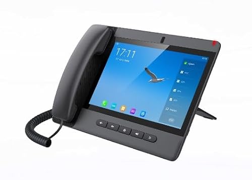Fanvil Video Phone 20 SIP Lines WiFi Dual Band BT5.0 1Gigabit Port 10.1" Screen 8 Megapixel Camera