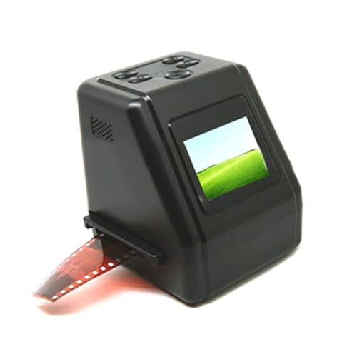Film Scanners Converts 135/126 / 110mm Slides & Negatives Photo Save to Digital Files Slide Scanners