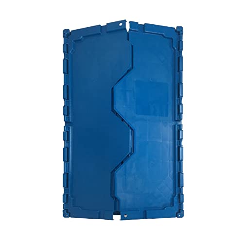 UBMOVE Storage Plastic Tote Crate, 27"x16.9"x12.5", 5 Pack