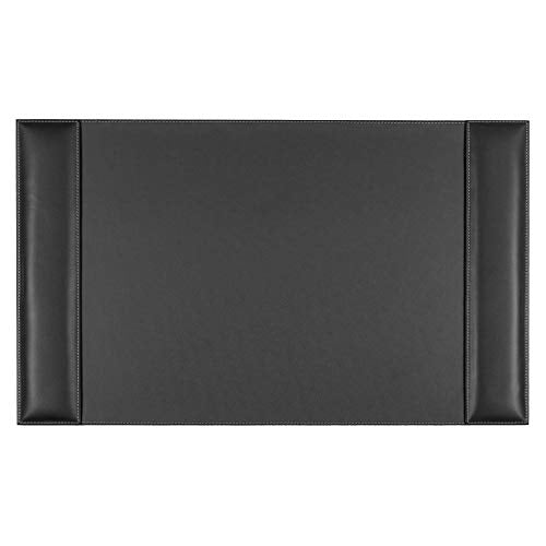 Dacasso Leather Desk Calendar pad, 34 x 20, Rustic Black (P1250)