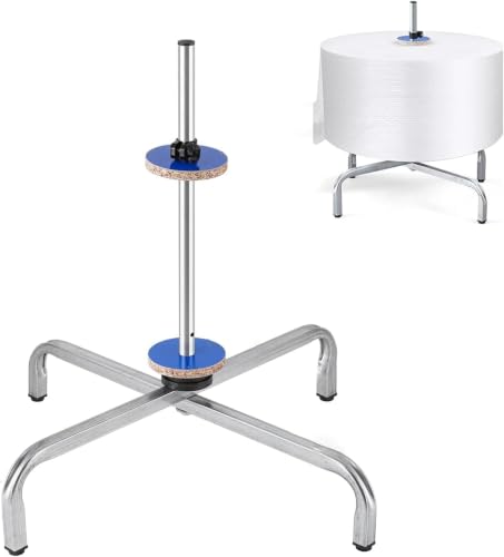 Vertical Bubble Foam Wrap Roll Dispenser, Manual Standing Wrapping Roll Stand with Length 40-150cm, Industrial Film Packing Holder Station for Factory Moving Shipping Protection (40cm/15.7in)