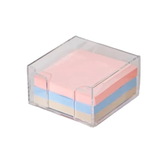 KaiYeA Sticky Note Holder 6pcs Acrylic Sticky Note Holder Self Stick Note Pad Holder for Classroom Office Desk Organizer For Home Dorm Room Office Desk