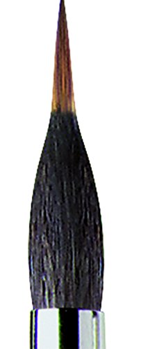 da Vinci Watercolor Series 5519 Maestro Paint Brush, Long Needle-Sharp Liner Kolinsky Red Sable with Kazan Squirrel Body, Size 10 (5519-10)