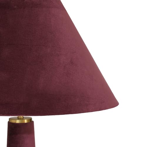 First of a Kind Floor Lamp in Burgundy Velvet