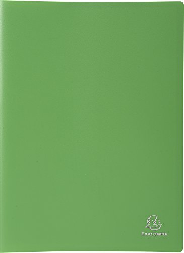 Exacompta Soft PP Welded Display Book, A4, 80 Pockets - Assorted Colours, Pack of 8