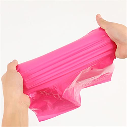 EVANEM Pink Courier Bags Big Frosted Storage Bag Waterproof Bag, for Self-Seal PE Material Envelope Mailer Postal Mailing Pack Bags(45x60cm 50pcs)