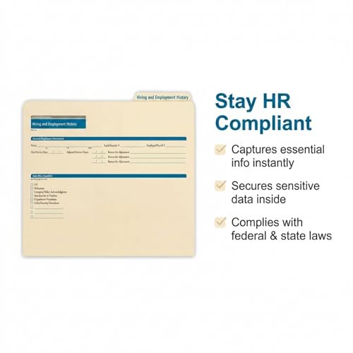 ComplyRight Hiring/Employment Folder, Pack of 25