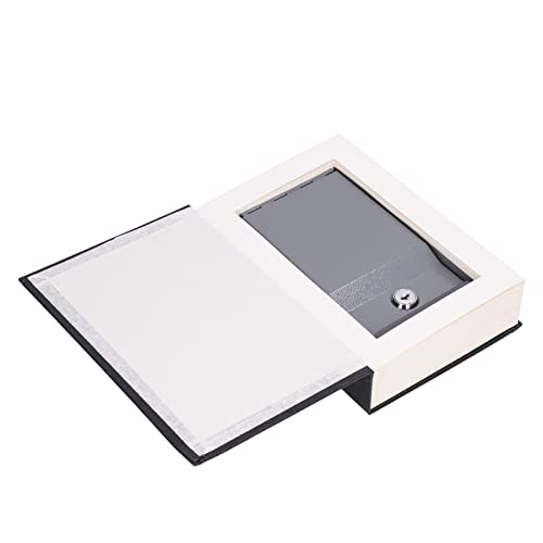 Key Lock Box Safe Storage Waterproof Organizer Secret Cabinet Outdoor Diversion Book High Security,Simulation Deposit with 2,Money Hiding School Travel