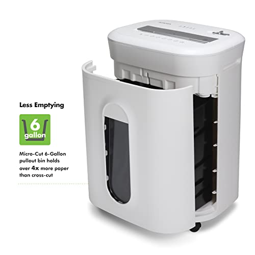 Aurora AU1060MA Professional Grade 10-Sheet High Security Micro-Cut Paper and Credit Card Shredder/ 60 Minutes/Security Level P-5, White, AU1060MA 10-Sheet High Security Microcut