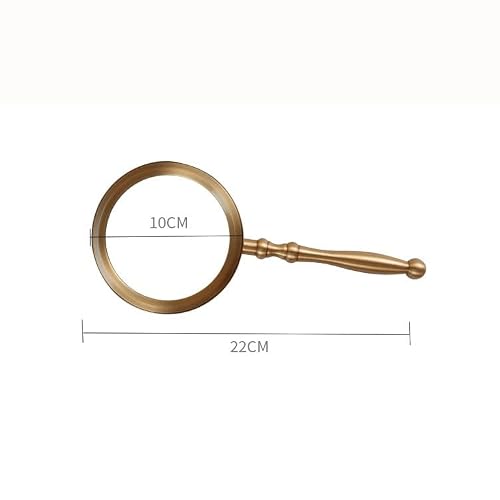 HBCDAAQ Handheld Magnifying Glass with Magnifier for Reading