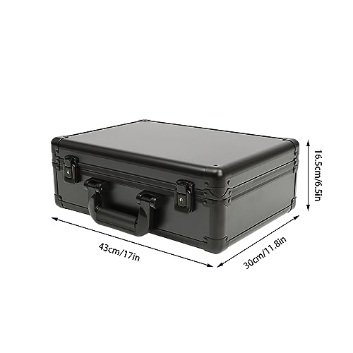 WUSILILU Graded Coin Slab Case, Slotted EVA Separates Slabs, Travel Holder Case for Storage, Transport, Organization of Coin Collection, Hard Shell Aluminum Alloy Case